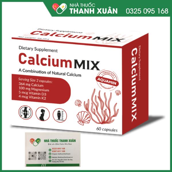 Calcium Mix canxi hữu cơ tự nhiên cho cả gia đình